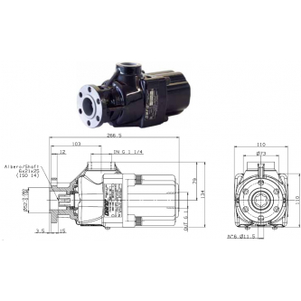 OMFB Binotto DARK-55 UNI piston pump